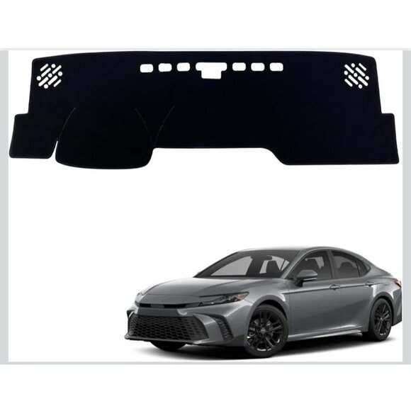 For Toyota Camry LE SE (without HUD) 2025-2026 Car Black Dashboard Dash Mat - Picture 1 of 6